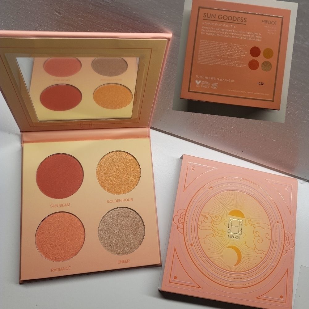 Hipdot Sun Goddess 4 Shade Face Palette